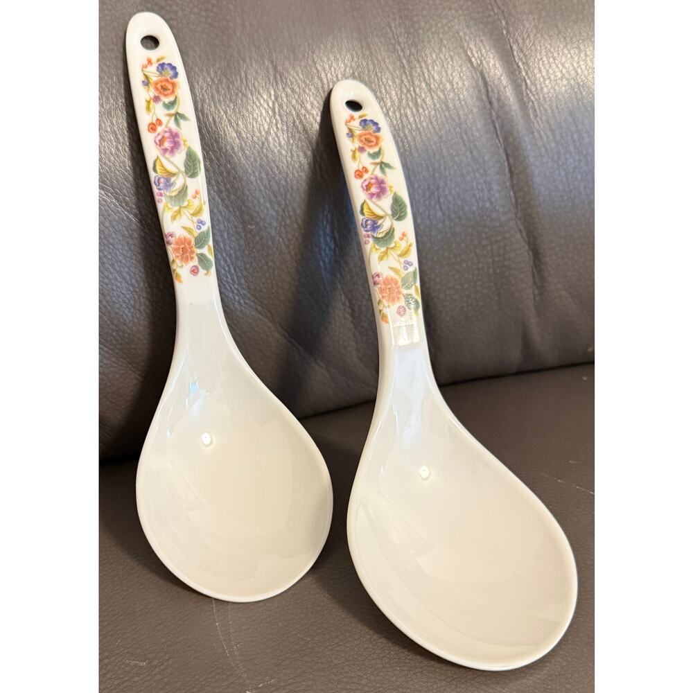 2 MELAMINE RICE/SERVING SPOONS - Picture 10 of 16